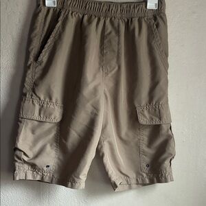 Brown Cargo Shorts Youth 14-16 Large Elastic Waist Pluggg Cargo Shorts Boys